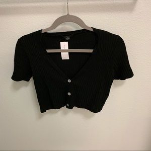 Black Crop Top